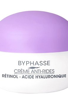 Разглаживающий крем для лица Byphasse Anti-Wrinkle Cream с ретинолом и гиалуроновой кислотой, 50 мл