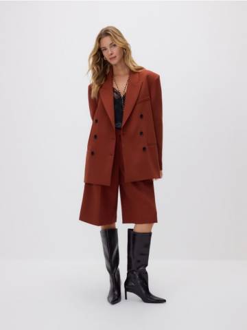 Reserved - Двобортний блейзер - мідний - 916HF-28X