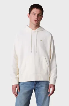 Мужское белое худи PREMIUM TERRY MONOGRAM Белый XL Calvin Klein Jeans LV04RC278G