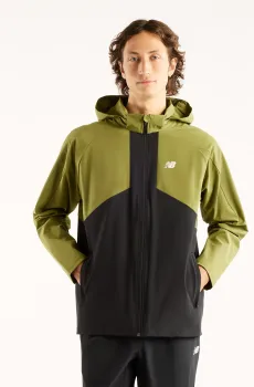 Мужская ветровка Utility Stretch Woven Зеленый M New Balance MJ62S4CHGEE