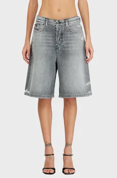 Женские серые джинсовые шорты DE-SIRE-SHORT Серый 24 Diesel A14051 09P08