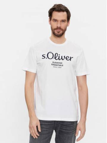 s.Oliver Футболка 2139909 Білий Regular Fit s.Oliver Футболка 2139909 Білий Regular Fit
