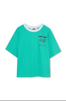 Детская хлопковая футболка Marc Jacobs