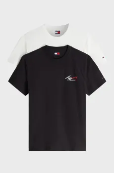 Мужская футболка (2 шт) REG SIGNATURE 2PCK Разноцветный L Tommy Jeans DM0DM23623