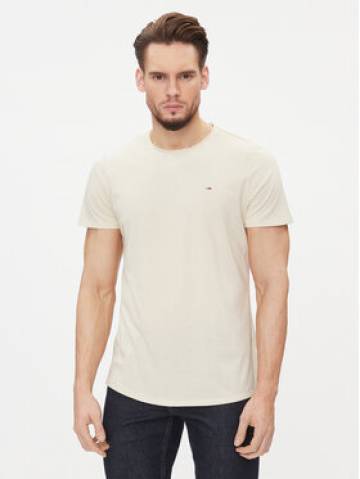 Tommy Jeans Футболка Jaspe DM0DM09586 Бежевий Slim Fit Tommy Jeans Футболка Jaspe DM0DM09586 Бежевий Slim Fit