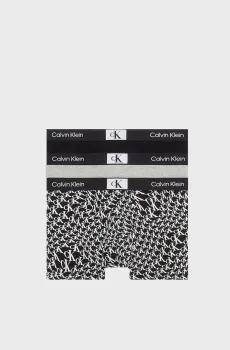 Мужские боксеры (3 шт) TRUNK Разноцветный S Calvin Klein 000NB3528E