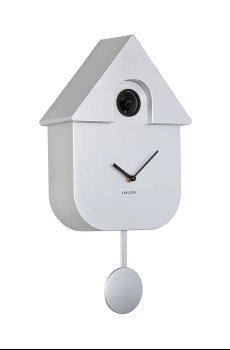 Часы с кукушкой Karlsson Modern Cuckoo Metallic
