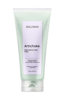 Охлаждающая лифтинг-маска для лица Hollyskin Artichoke. Skin Perfecting Mask для борьбы с отеками, 250 г