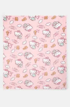 Плед Hello Kitty - пастельний рожевий