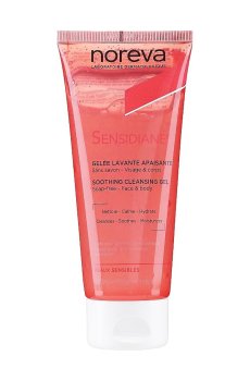Смягчающий очищающий гель для лица и тела Noreva Sensidiane Soothing Cleansing Gel, 200 мл