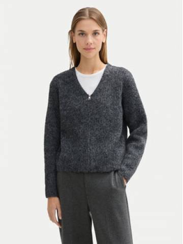 Tom Tailor Denim Кардиган 1043968 Сірий Relaxed Fit Tom Tailor Denim Кардиган 1043968 Сірий Relaxed Fit
