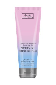 Демакияж 3 в 1 для лица и век Family Doctor Makeup 3 In 1 For Face And Eyelids, 75 мл