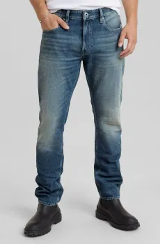 Мужские синие джинсы Mosa Straight Синий 31-34 G-Star RAW D23692,D434