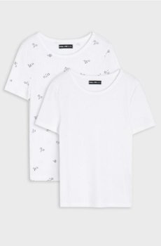 Футболки в рубчик з віскозою 2 pack - різнобарвний