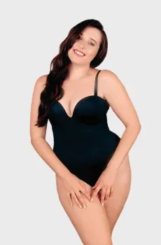 Женское черное боди Черный 75A brabrabra SLZ24215004