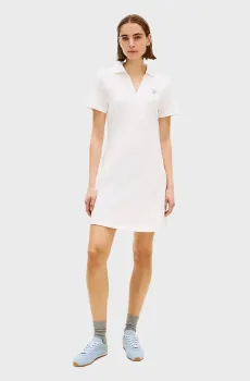 Женское белая платье SCRIPT Белый M Tommy Hilfiger WW0WW48749