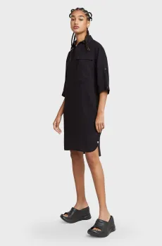 Женское черное платье Shirt Черный XS G-Star RAW D26022,D714