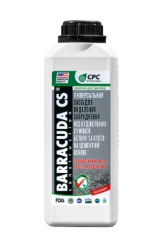 Средство для удаления бетона, строительных растворов и клеев на цементной основе CPC Barracuda CS без хлора, концентрат, 1 л