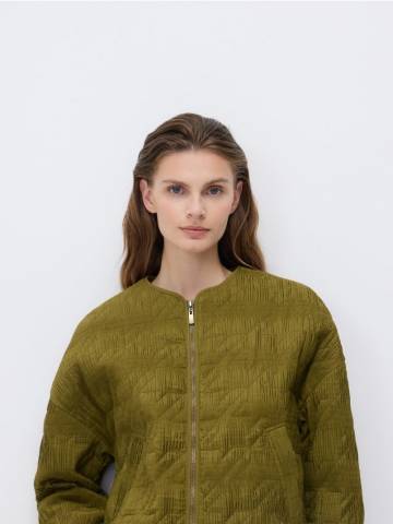 Reserved - LADIES` OUTER JACKET - світло-оливковий - VZ750-81X