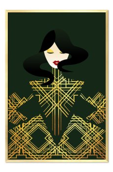 Репродукция на холсте в раме