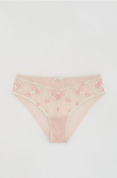 Reserved - Трусики з вишивкою - бежевий - 798HQ-80X