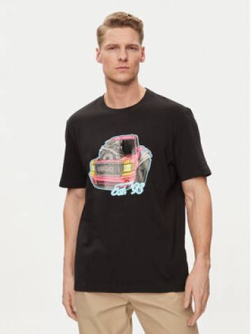 Hugo Футболка Damotoro 50514092 Чорний Relaxed Fit Hugo Футболка Damotoro 50514092 Чорний Relaxed Fit