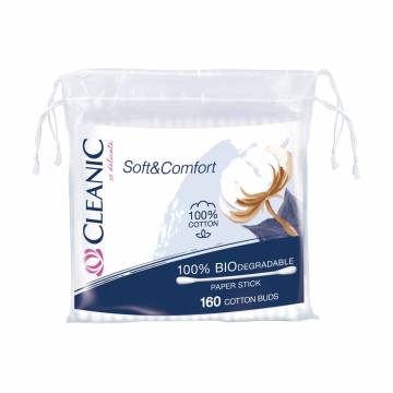 Ватные палочки Cleanic Soft & Comfort , 160 шт Ватные палочки Cleanic Soft & Comfort , 160 шт