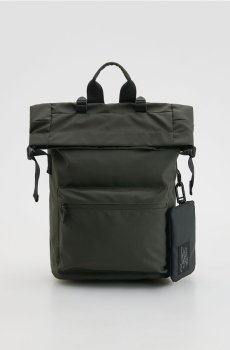 Reserved - Рюкзак із розкладною застібкою - пильно-зелений - 413FF-97X