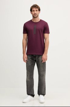 Хлопковая футболка Alpha Industries