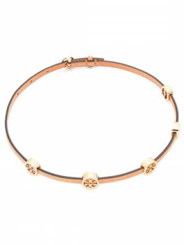 Tory Burch Браслет Miller Double-Wrap Bracelet 82720 Коричневий Tory Burch Браслет Miller Double-Wrap Bracelet 82720 Коричневий