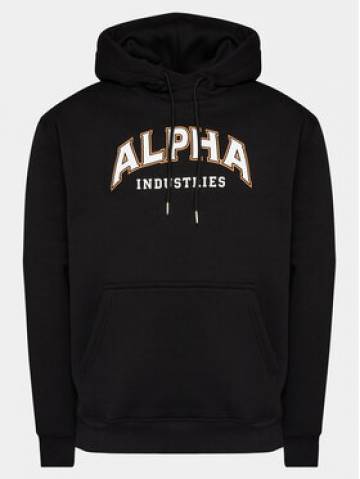 Alpha Industries Світшот College 146331 Чорний Regular Fit Alpha Industries Світшот College 146331 Чорний Regular Fit