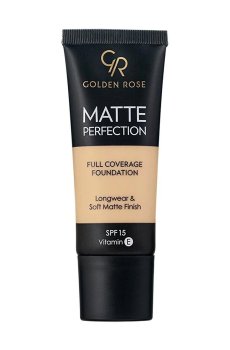 Тональная основа для лица Golden Rose Matte Perfection Full Coverage Foundation SPF 15, N2, 35 мл