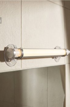 Бездротова LED-планка на присосках - срібний
