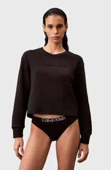 Женский черный свитшот FRENCH TERRY SWEAT Черный M Calvin Klein 000QS7273E