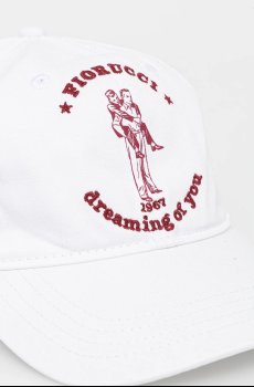 Хлопковая кепка Fiorucci White Dreaming of You Baseball Cap