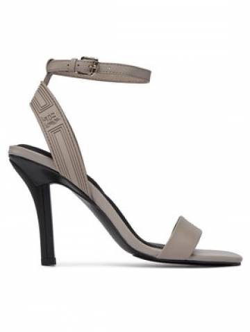 Tommy Hilfiger Босоніжки Sporty Leather High Heel Sandal FW0FW07795 Бежевий Tommy Hilfiger Босоніжки Sporty Leather High Heel Sandal FW0FW07795 Бежевий