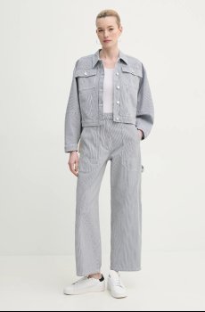 Хлопковая джинсовая куртка MUNTHE FAMKE