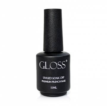 База для гель-лака Gloss Premium French Base UV/LED Soak Off, Ivory, 11 мл База для гель-лака Gloss Premium French Base UV/LED Soak Off, Ivory, 11 мл