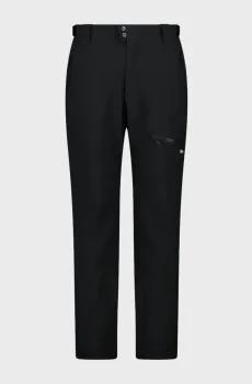 Мужские черные лыжные брюки Черный 48 CMP 34W4377-U901