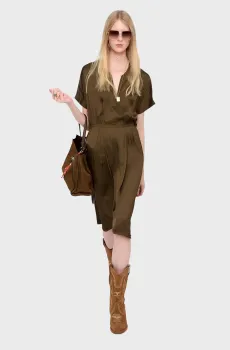 Женское оливковое платье Riaz Оливковый S ZADIG&VOLTAIRE WWDR02623_MOSS