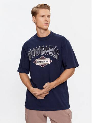 Reebok Футболка Sporting Goods IM1505 Cиній Regular Fit Reebok Футболка Sporting Goods IM1505 Cиній Regular Fit