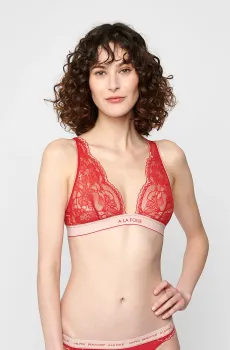 Женский красный бюстгальтер с мягкой треугольной чашкой LANE Красный 70C Etam 6517377
