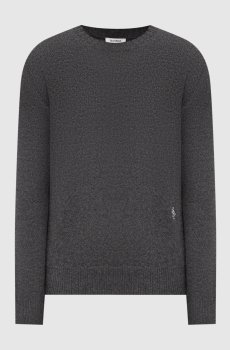 Серый свитер SRC из кашемира и шерсти