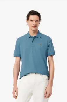 Мужское голубое поло Голубой L Lacoste PH9851HD9