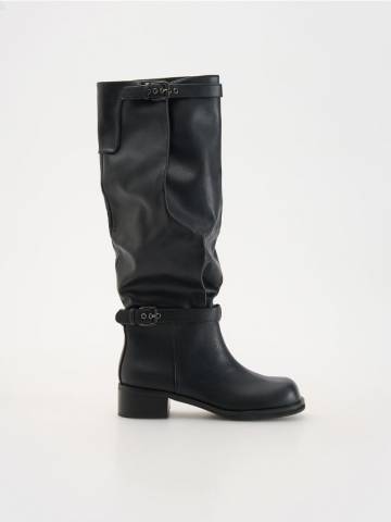 Reserved - LADIES` BOOTS - чорний - 390CF-99X Reserved - LADIES` BOOTS - чорний - 390CF-99X