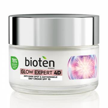 Дневной крем для лица Bioten Glow Expert 4D Anti-Dark Spot & Antiwrinkle Day Cream, SPF 15, 50 мл Дневной крем для лица Bioten Glow Expert 4D Anti-Dark Spot & Antiwrinkle Day Cream, SPF 15, 50 мл