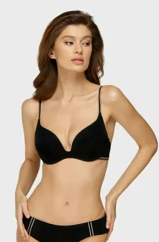 Женский черный бюстгальтер Черный 75E MARC&ANDRE W21-1044-VCM-SY