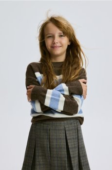 Reserved - Плісирована спідниця з шортами - різнобарвний - 408FW-MLC