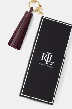 Кожаный брелок Lauren Ralph Lauren