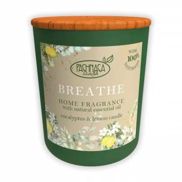 Ароматическая свеча Pachnaca Szafa Home Fragrance Breathe Эвкалипт и лимон, 165 г